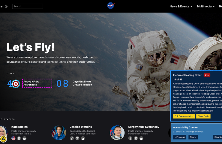 Accessibility-Checker-Front-End-Highlighting-on-NASA.png