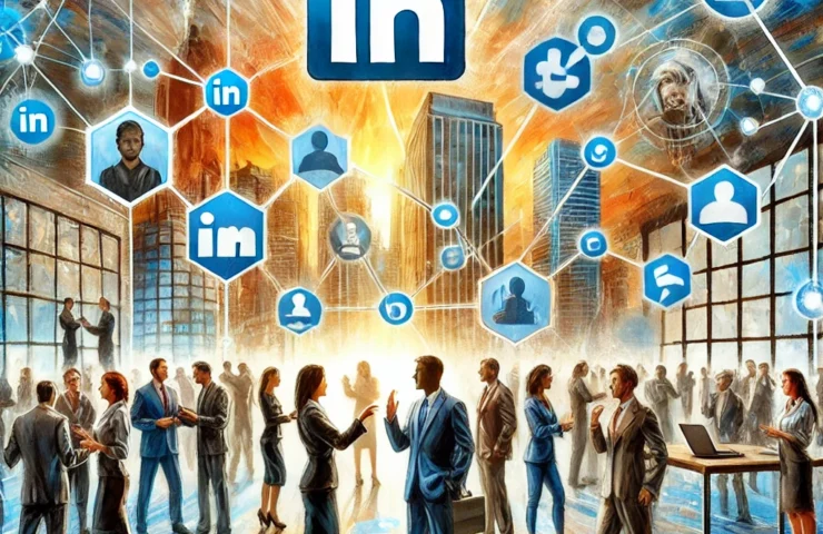 DALL·E-2024-08-05-22.29.56-A-vibrant-and-dynamic-painting-depicting-the-essence-of-LinkedIn.-The-sce.webp